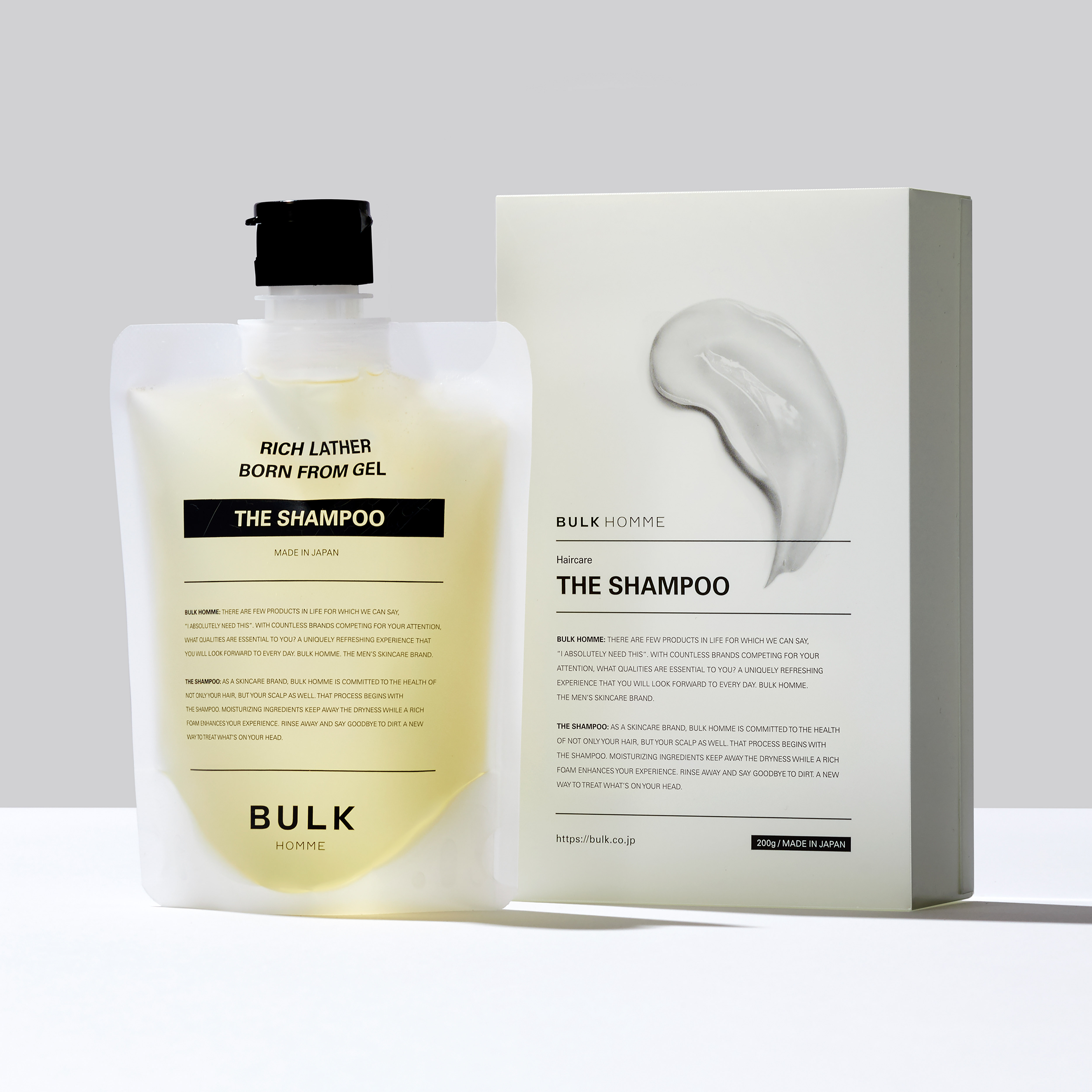 バルク　シャンプー　コンディショナー　1800ml BULK HOMME（バルクオム）公式|THE SHAMPOO（シャンプー）は